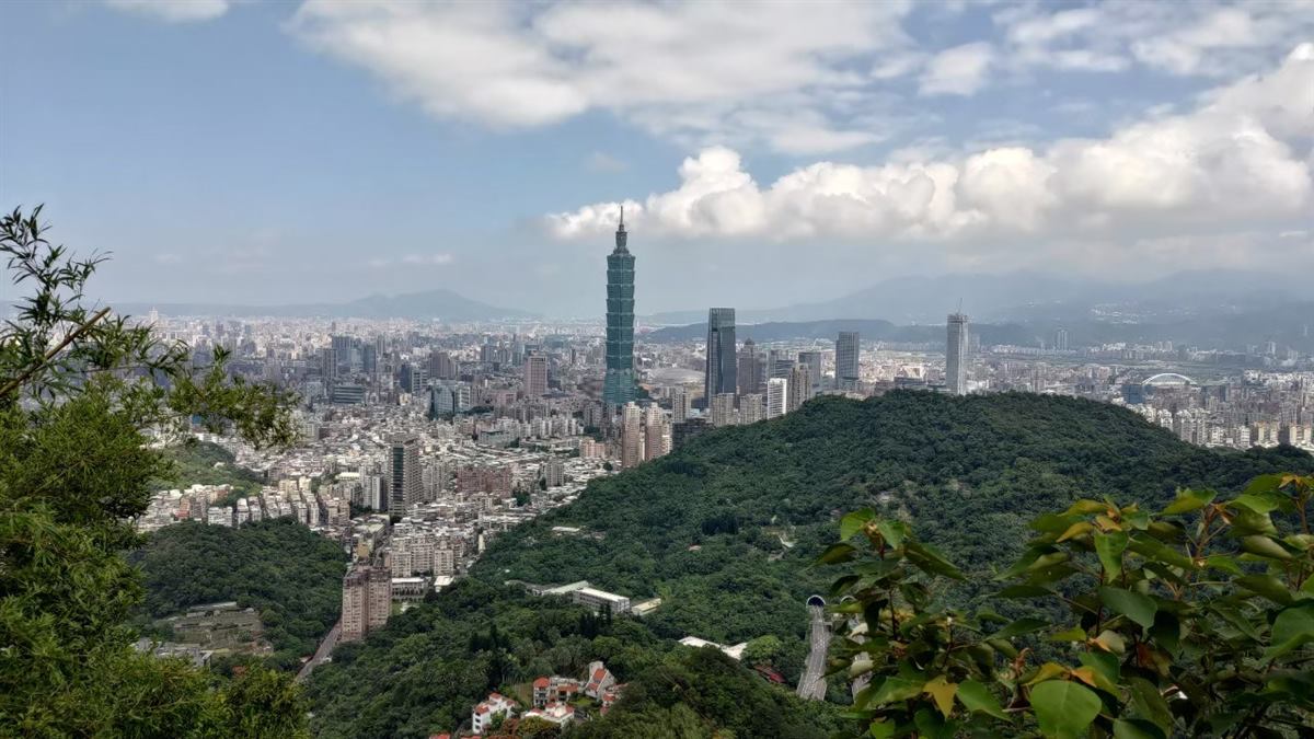 遠眺台北市景